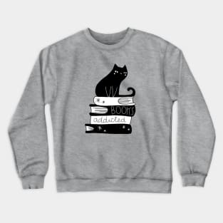 books addicted Crewneck Sweatshirt